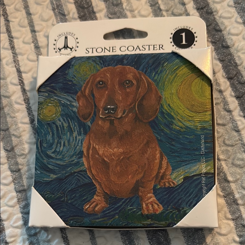 Dachshund Stone Coaster